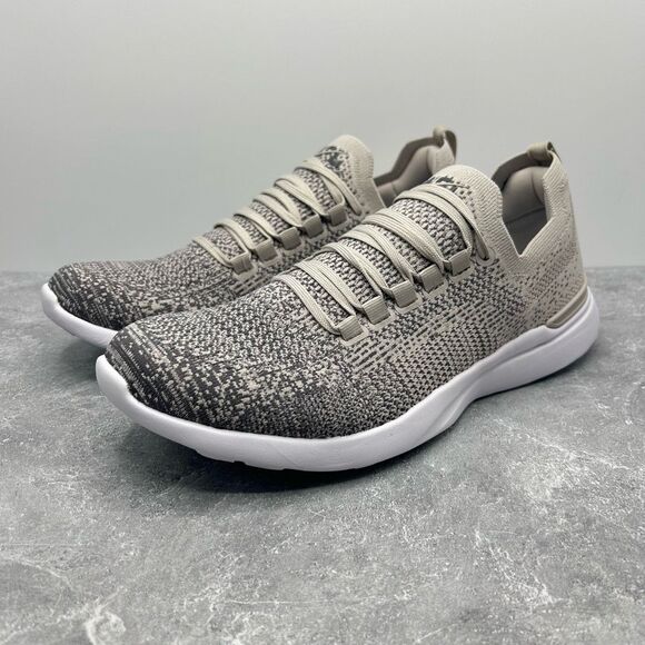 NWT APL Mens Gray Ombre Techloom Breeze Running Sneaker Size 9 Lace Up Low Top - Picture 2 of 15